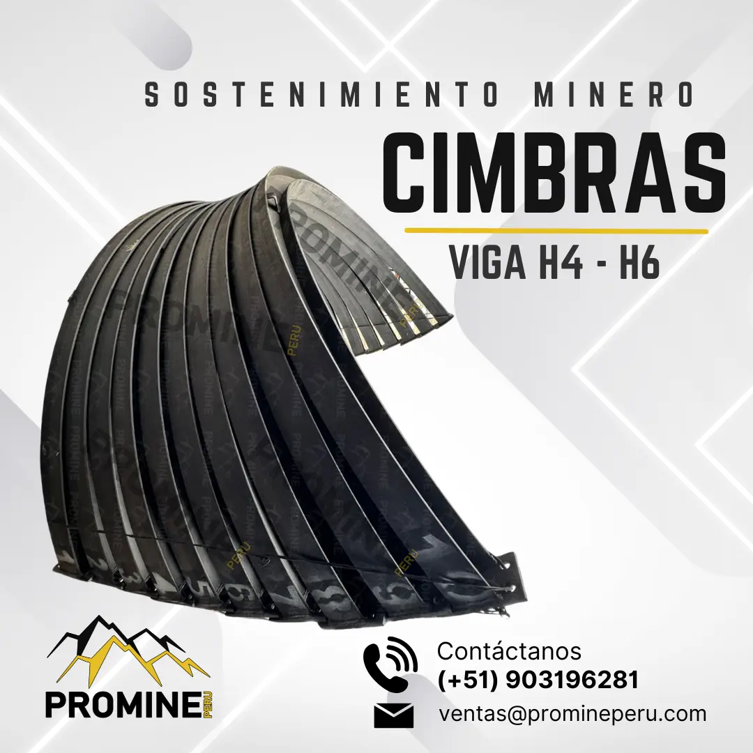 CIMBRAS EN VIGA H4 - H6 - SOSTENIMIENTO MINERO 