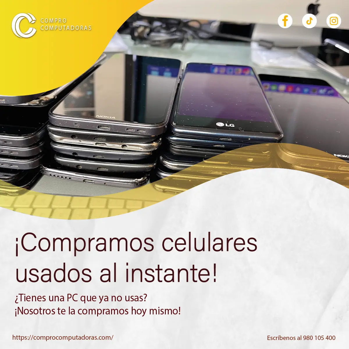  Compramos computadoras de oficina