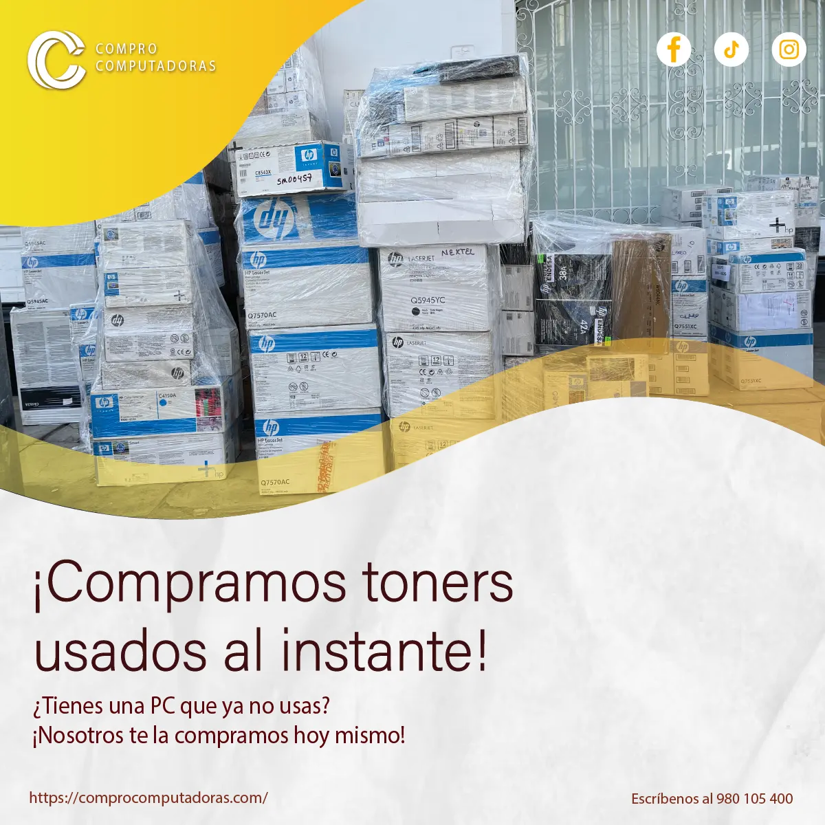 PCs malogradas también compramos