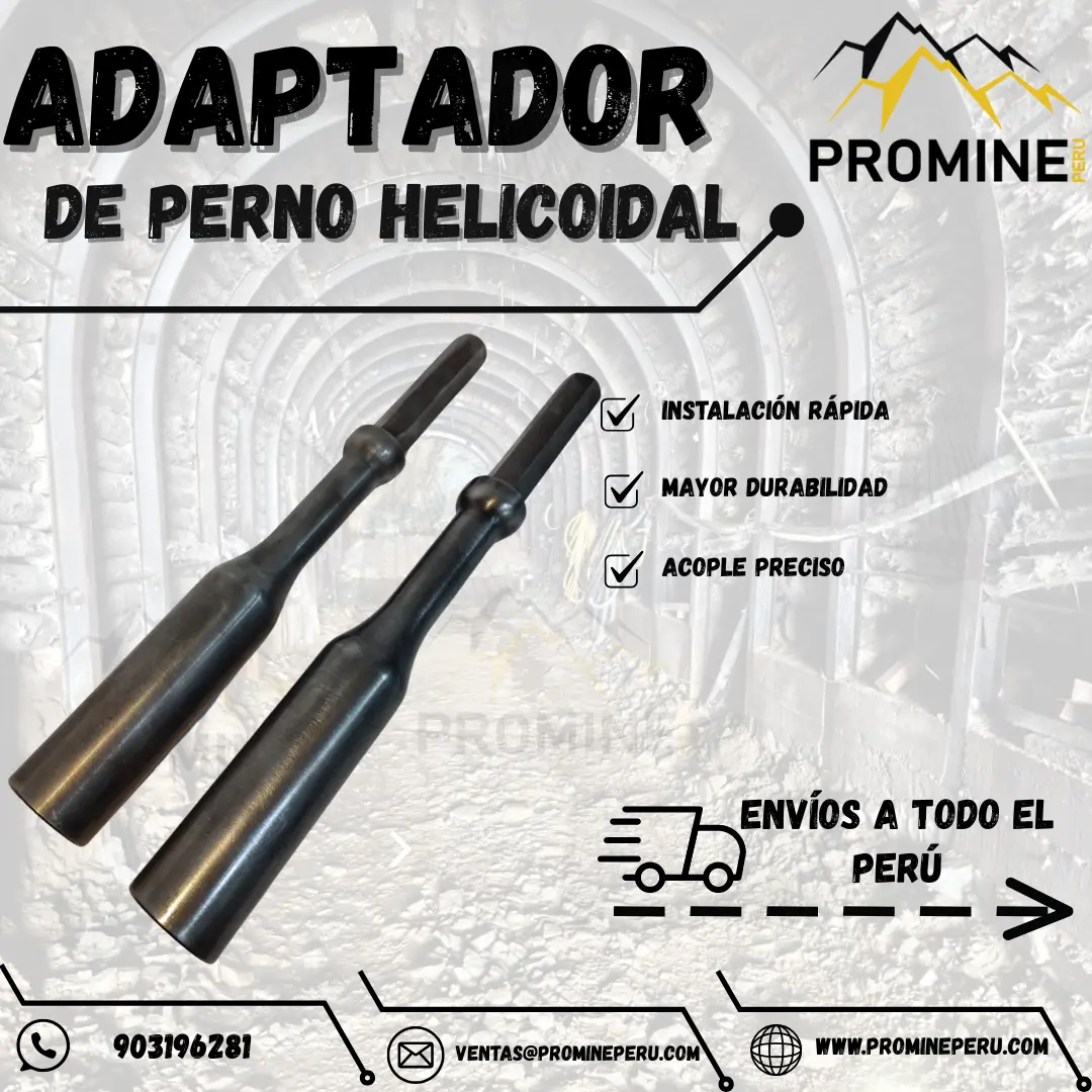 ADAPTADOR DE PERNO HELICOIDAL - INSTALACIÓN RÁPIDA 