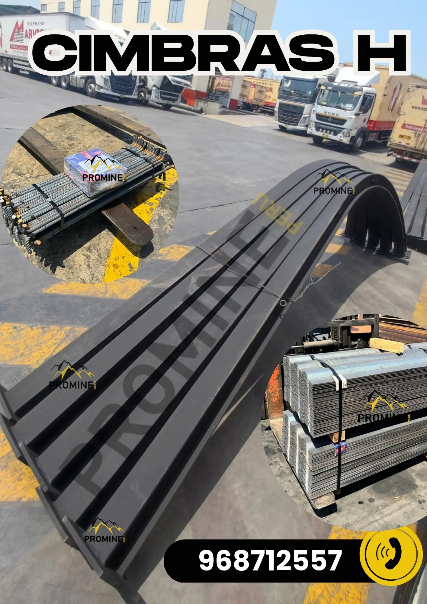 CIMBRAS EN VIGA H4 PROMINE PERU