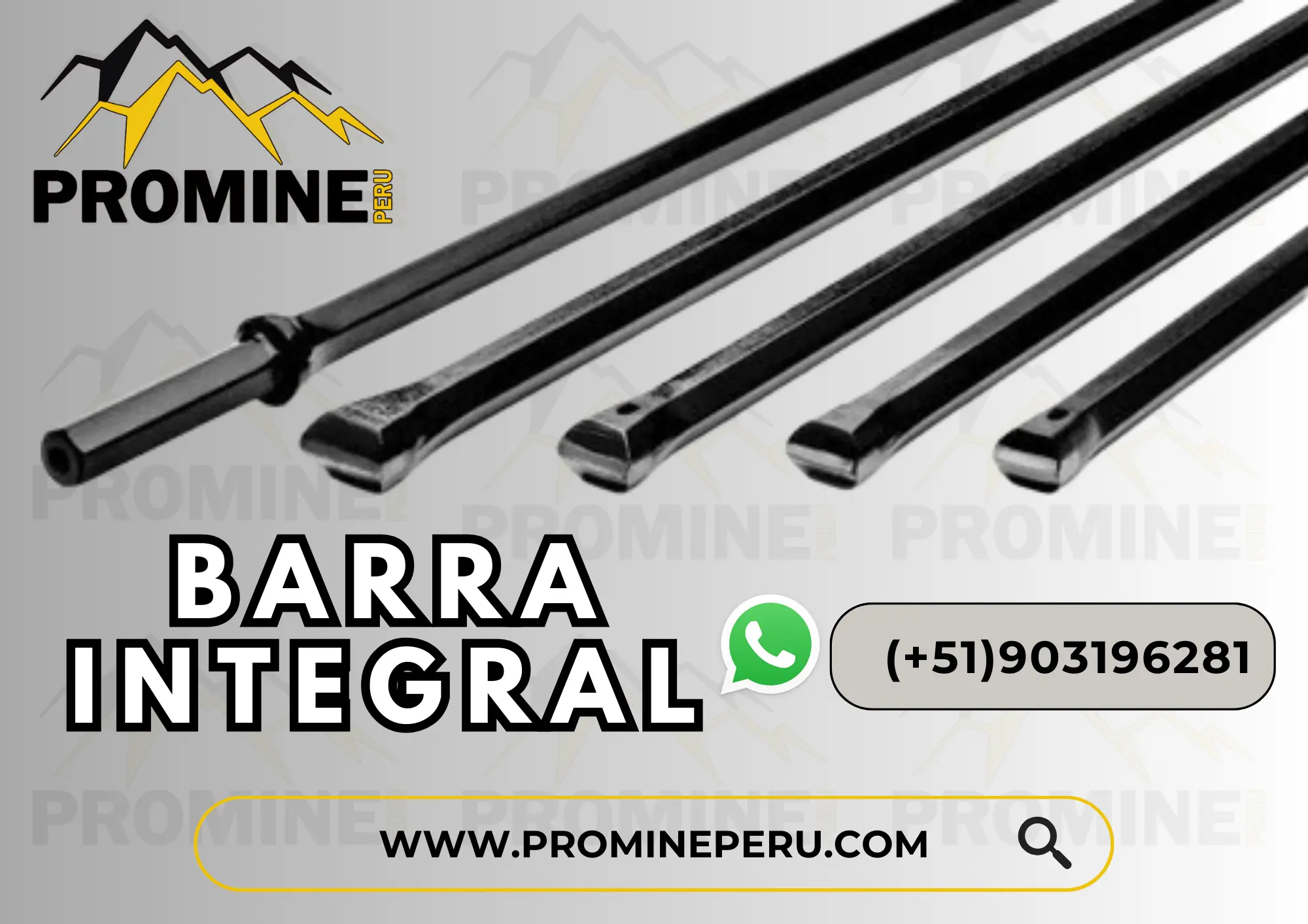 BARRA INTEGRAL - PRODUCTO MINERO 