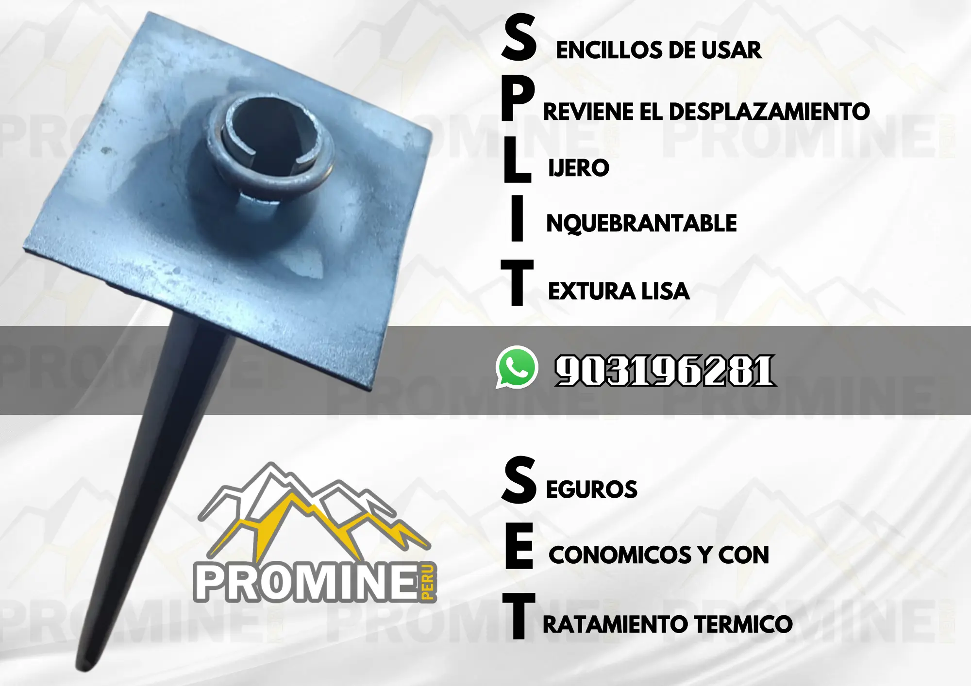 SPLIT SET - SOPORTE EN MINA 