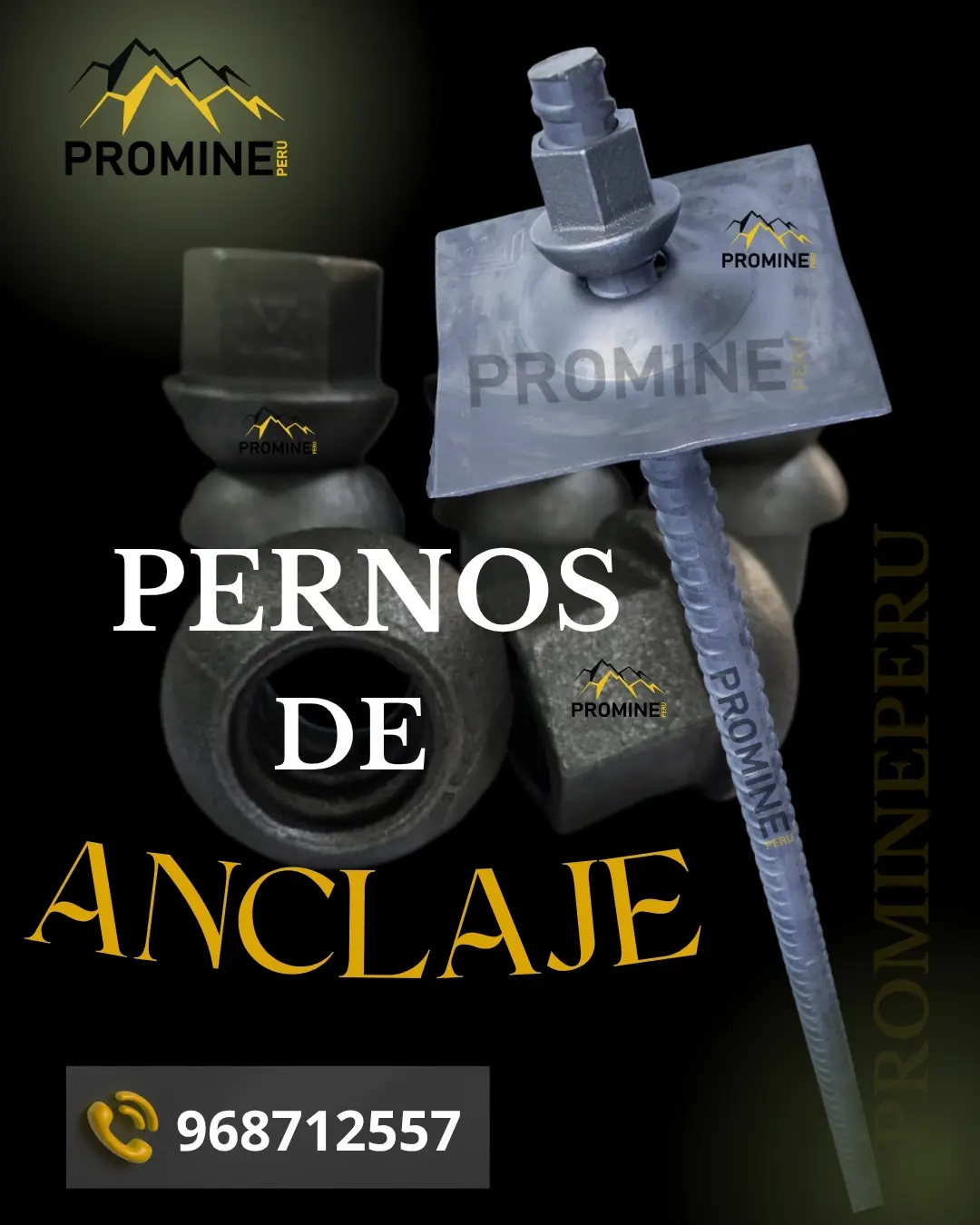 PERNOS HELICOIDALES DE SOSTENIMIENTO PROMINE PERU