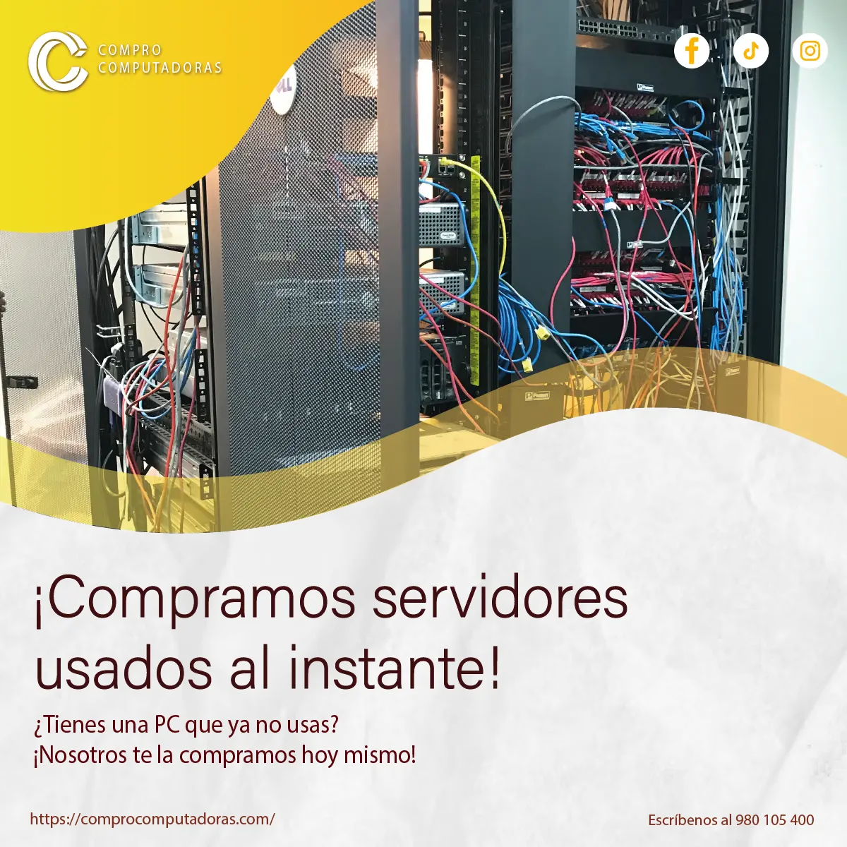 TIENES SERVIDORES ANTIGUOS LO COMPRAMOS 