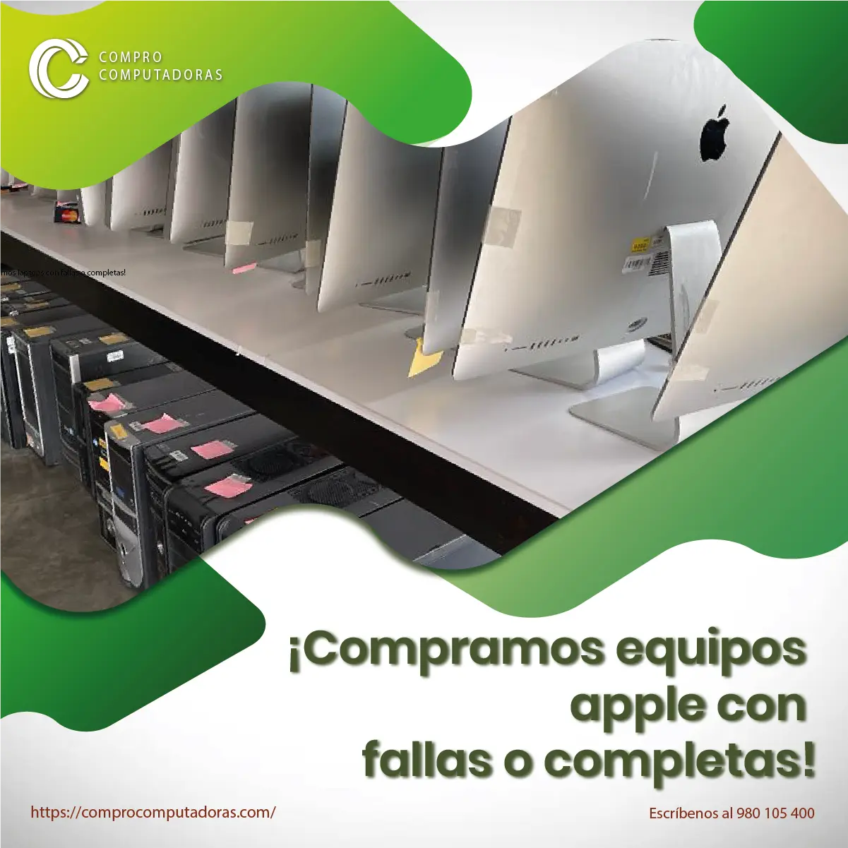 Compramos tus computadoras usadas al mejor precio