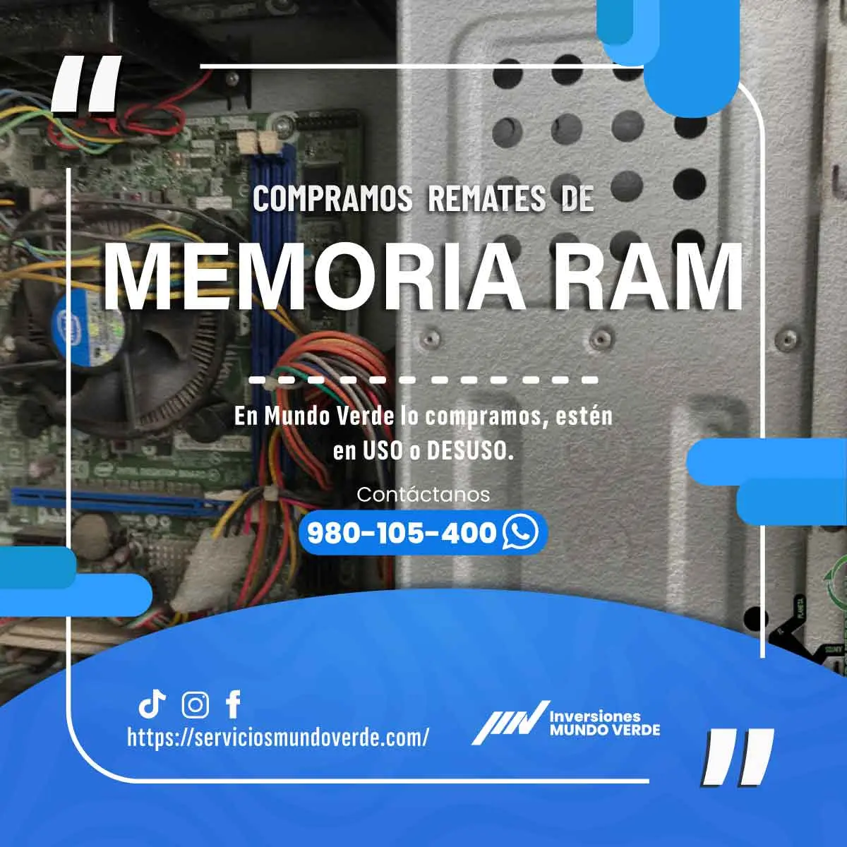 Lo que ya no usas nosotros lo convertimos en oportunidad