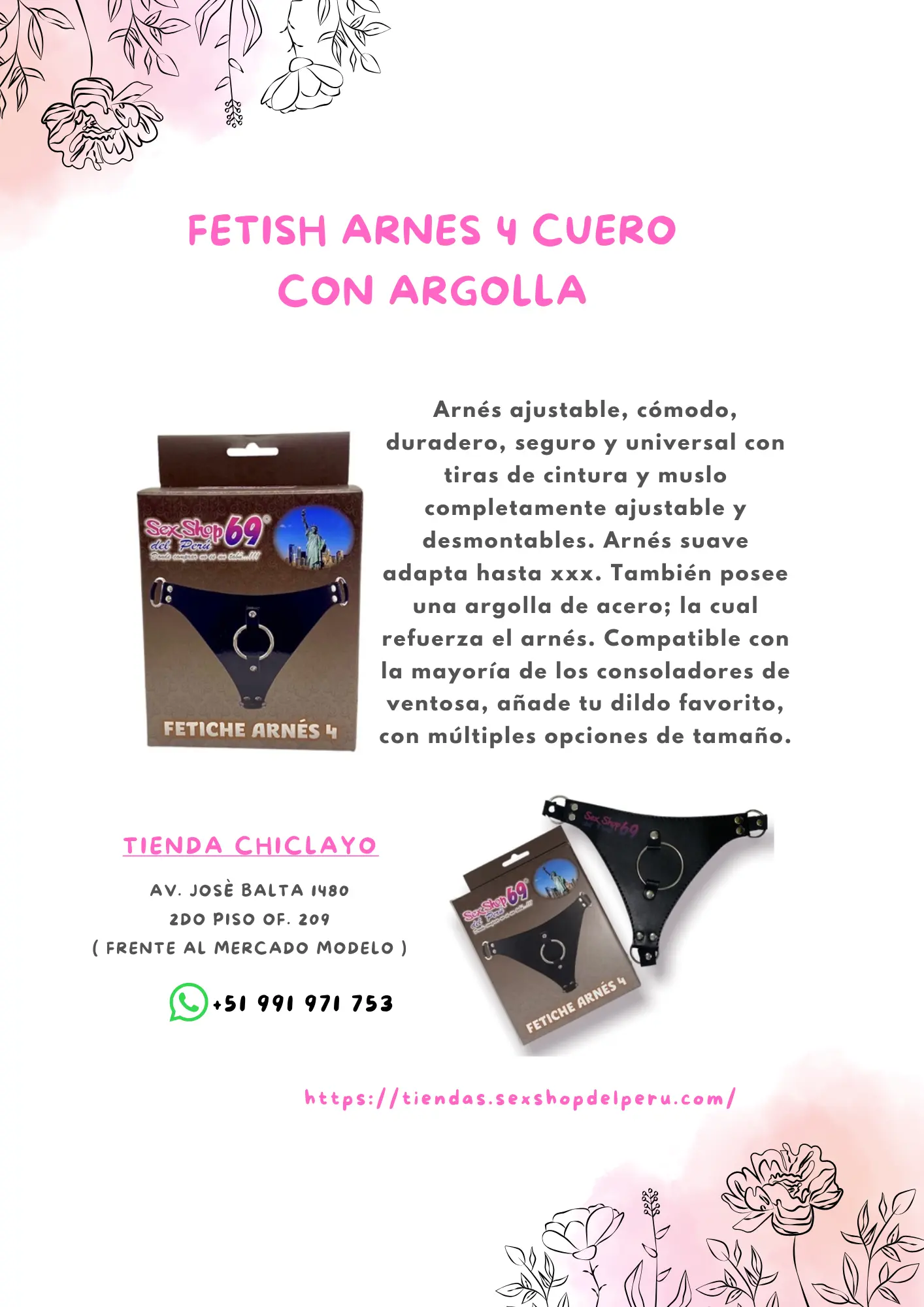  Fetish arnes panty 4 con argolla