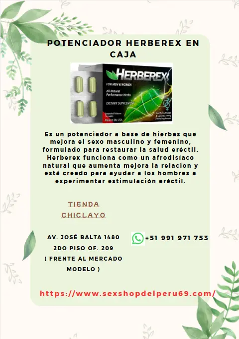 POTENCIADOR HERBEREX EN CAJA