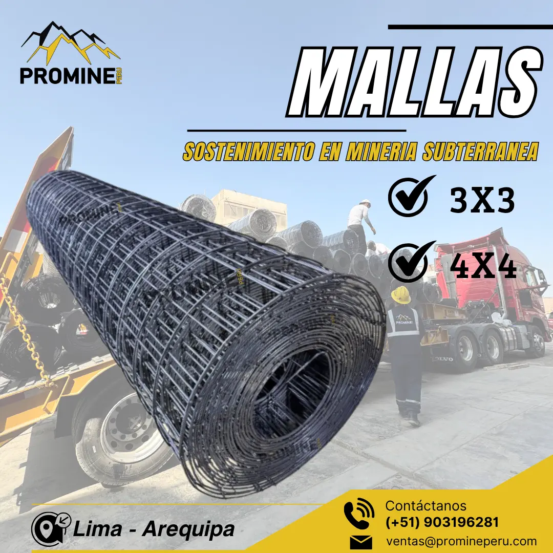 MALLA ELECTROSOLDADA 4X4 DE PROTECCIÓN PROMINE Seguridad