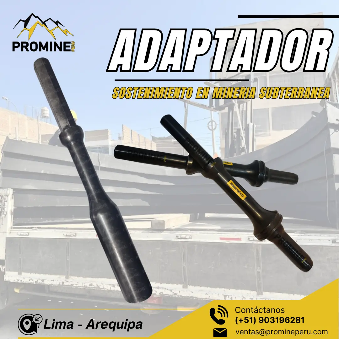 ADAPTADOR DE SPLIT SET Y PERNO HELICOIDAL PROMINE Conexi