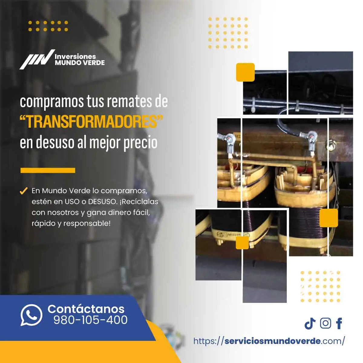 TIENES TRANSFORMADORES LO COMPRAMOS 