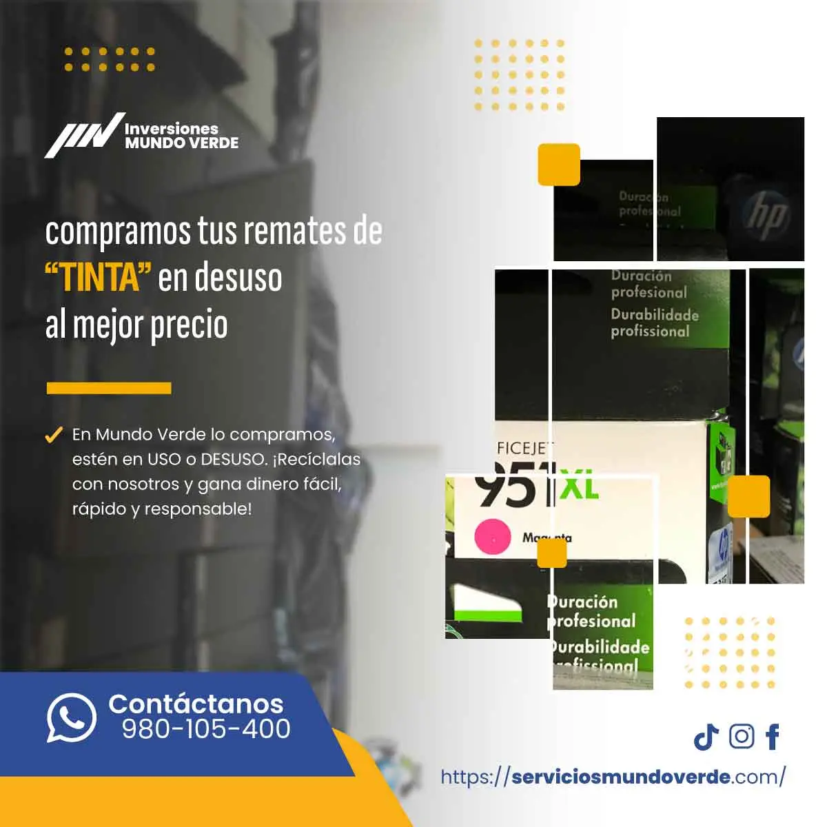 TIENES TINTAS LO COMPRAMOS