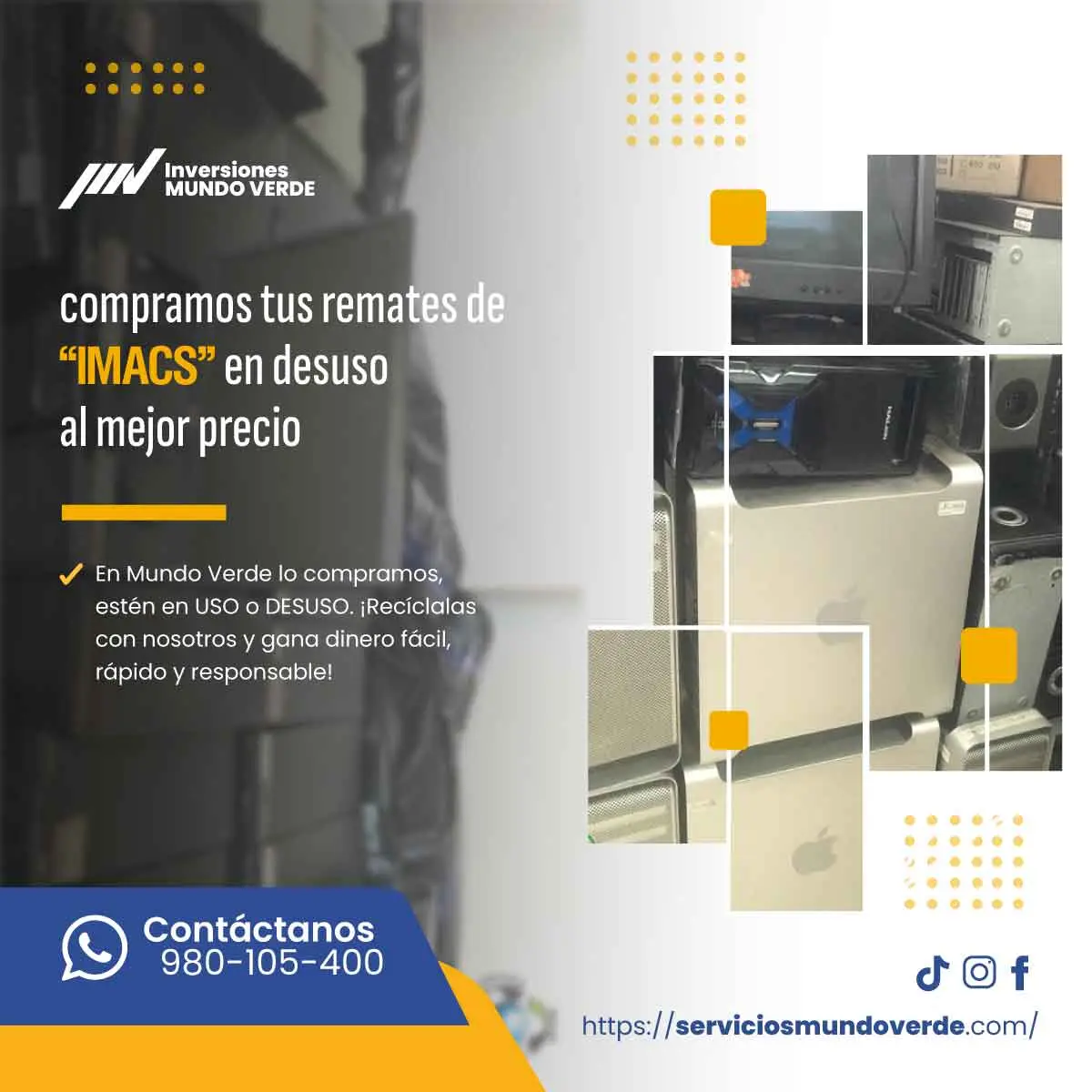 TIENES IMAC LO COMPRAMOS 