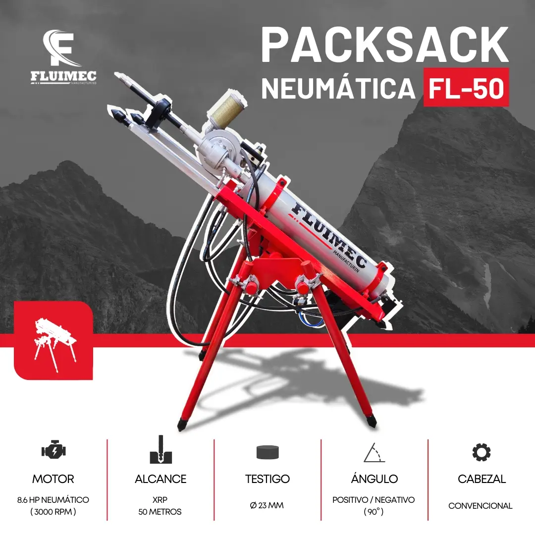 PACKSACK NEUMÁTICA FL50 trabajos en superficie 