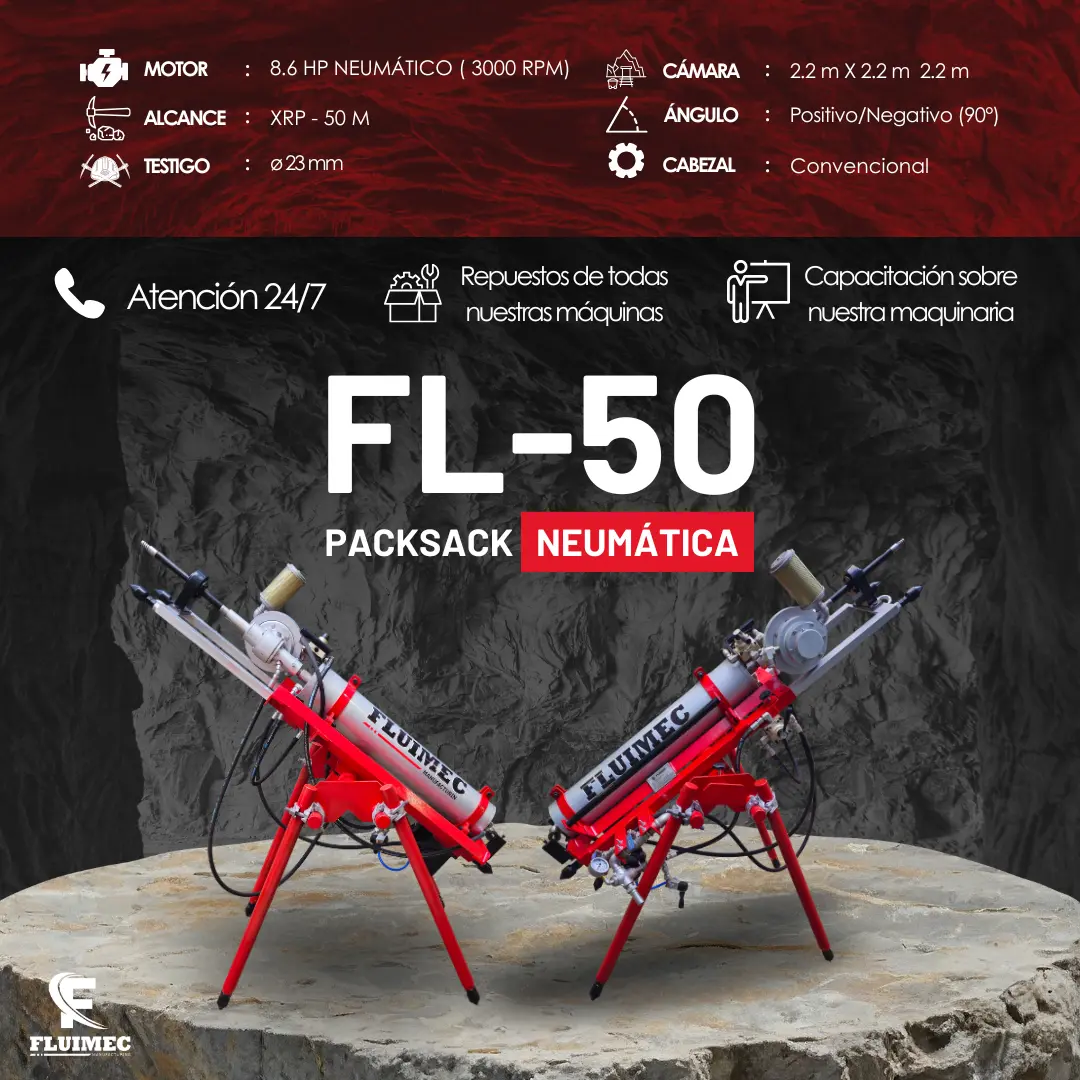PACKSACK NEUMÁTICA FL50 CALIDAD Y GARANTIA 