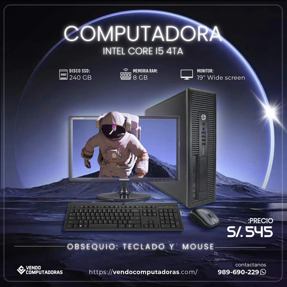 PC LISTA PARA USAR Y A PRECIO INCREÍBLE 