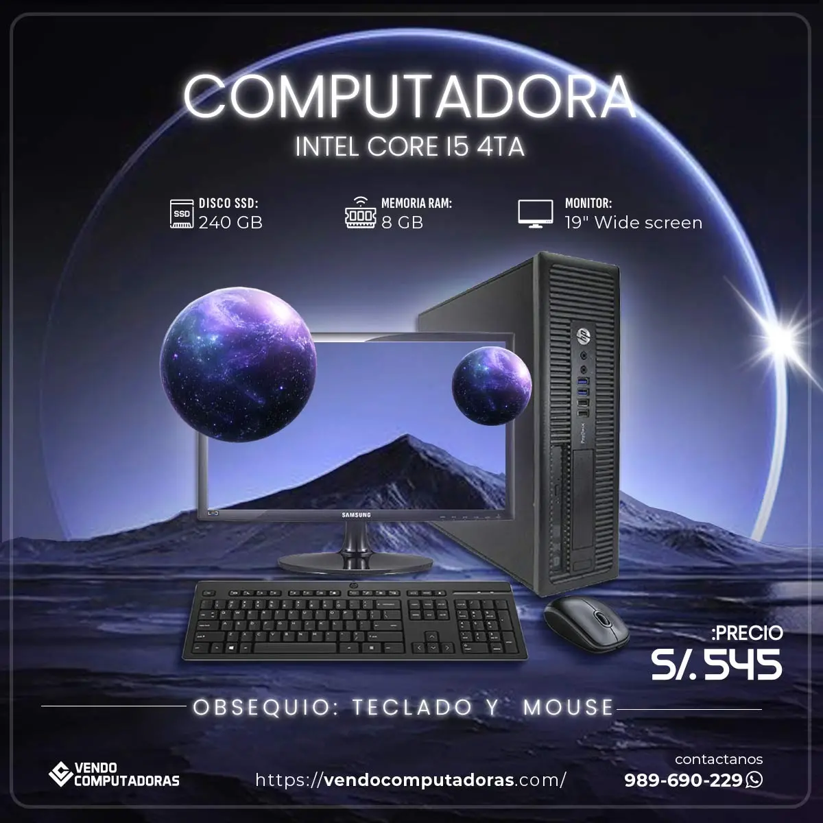  PC LISTA PARA USAR Y A PRECIO INCREÍBLE 