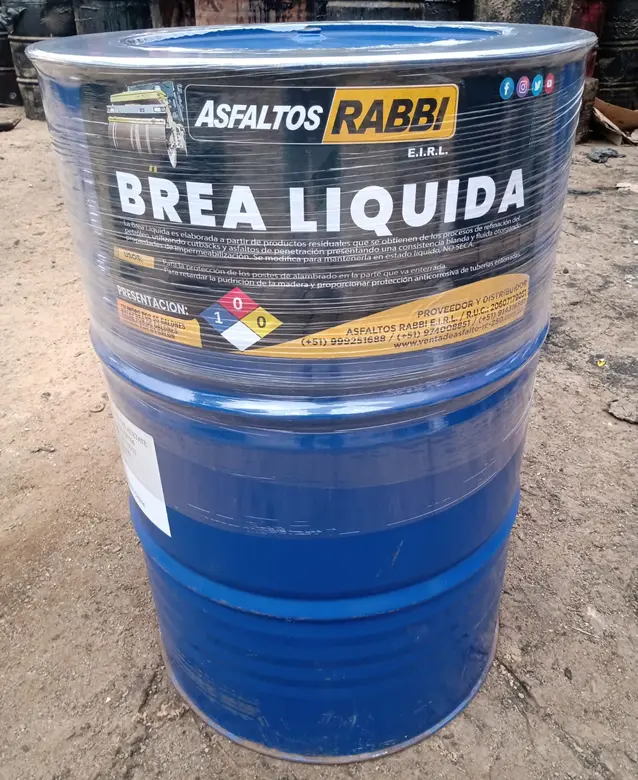 VENDO BREA LIQUIDA IMPRIMANTE PARA GALPONES ASFALTO RC-250