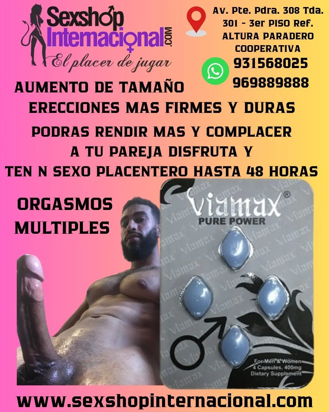 VIAMAX PURE POWER TEN ERECCIONES FIRMES 