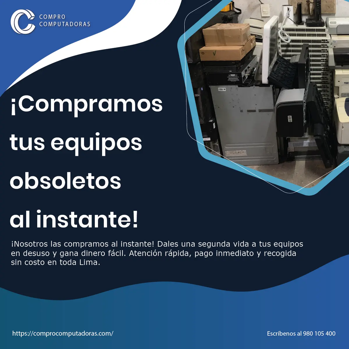 Recolección sin costo de equipos de cómputo