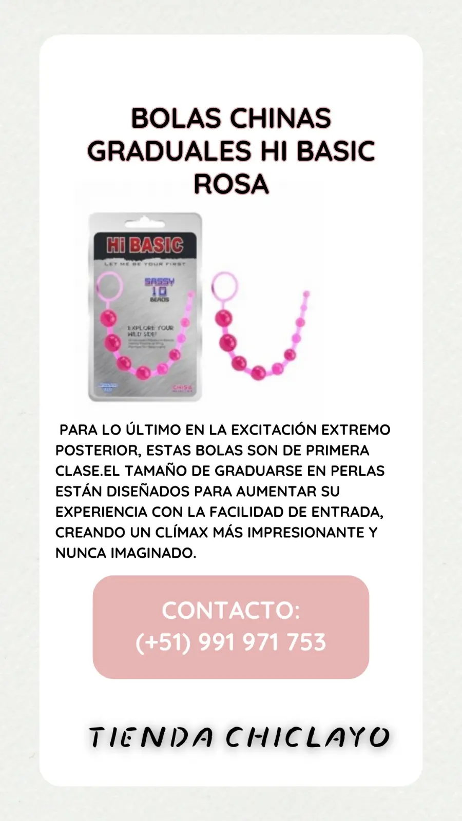 BOLAS CHINAS GRADUALES HI BASIC ROSA