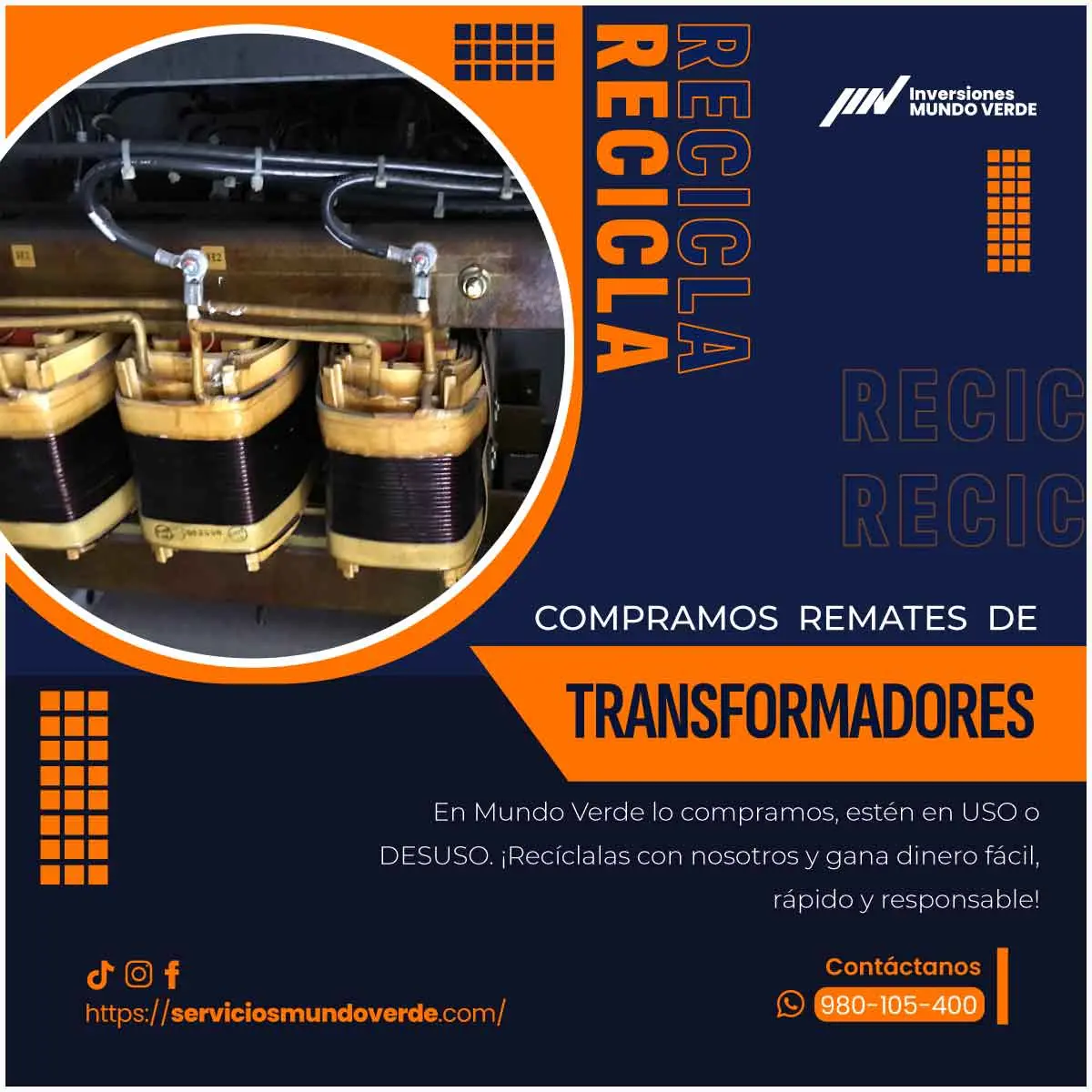 TIENES TRANSFORMADORES LO COMPRAMOS 