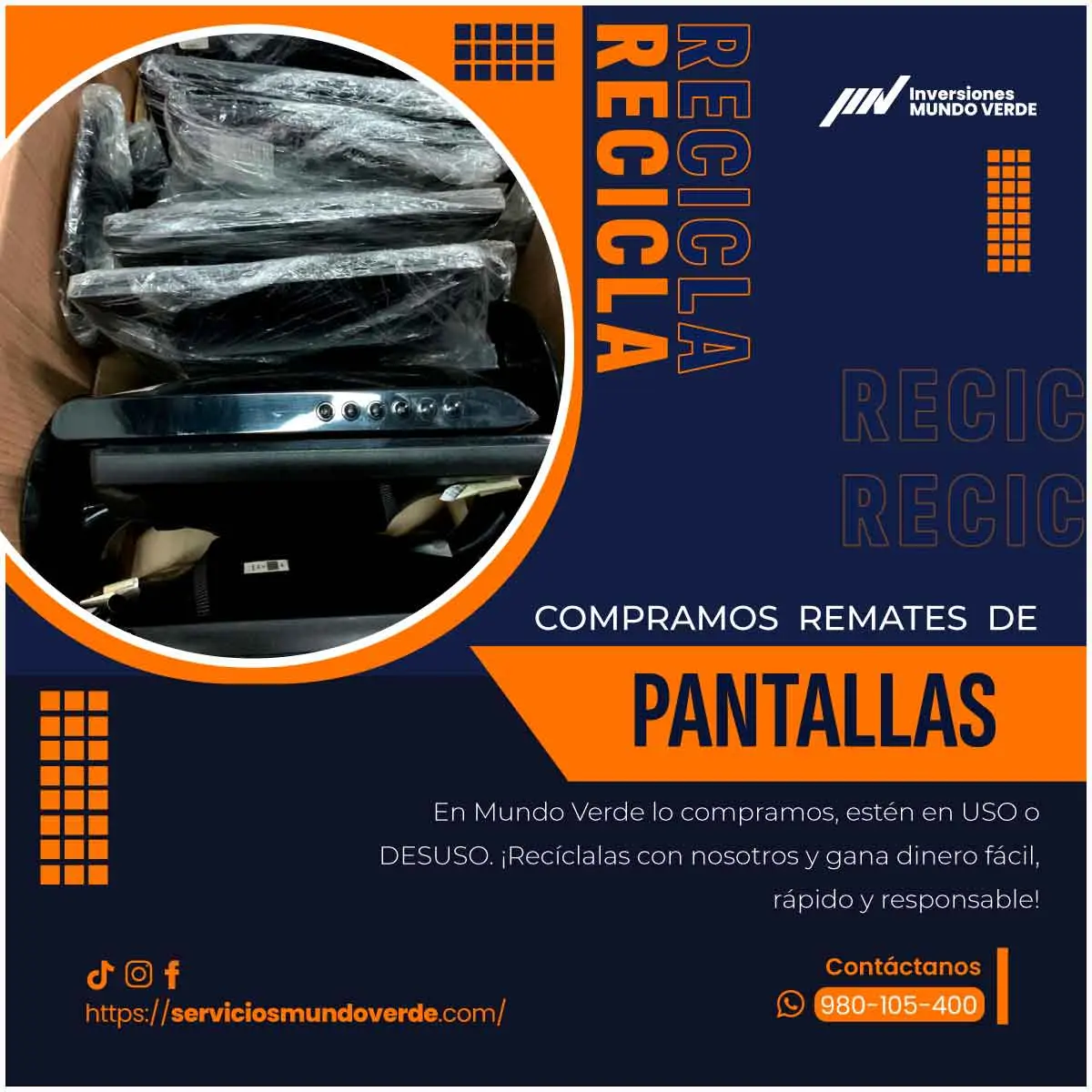 TIENES PANTALLAS LO COMPRAMOS 
