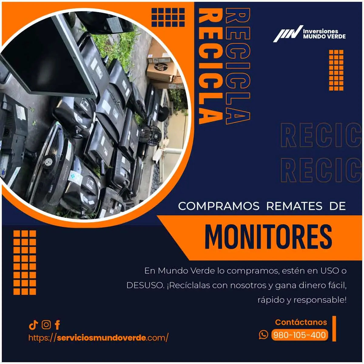 TIENES MONITORES LO COMPRAMOS 