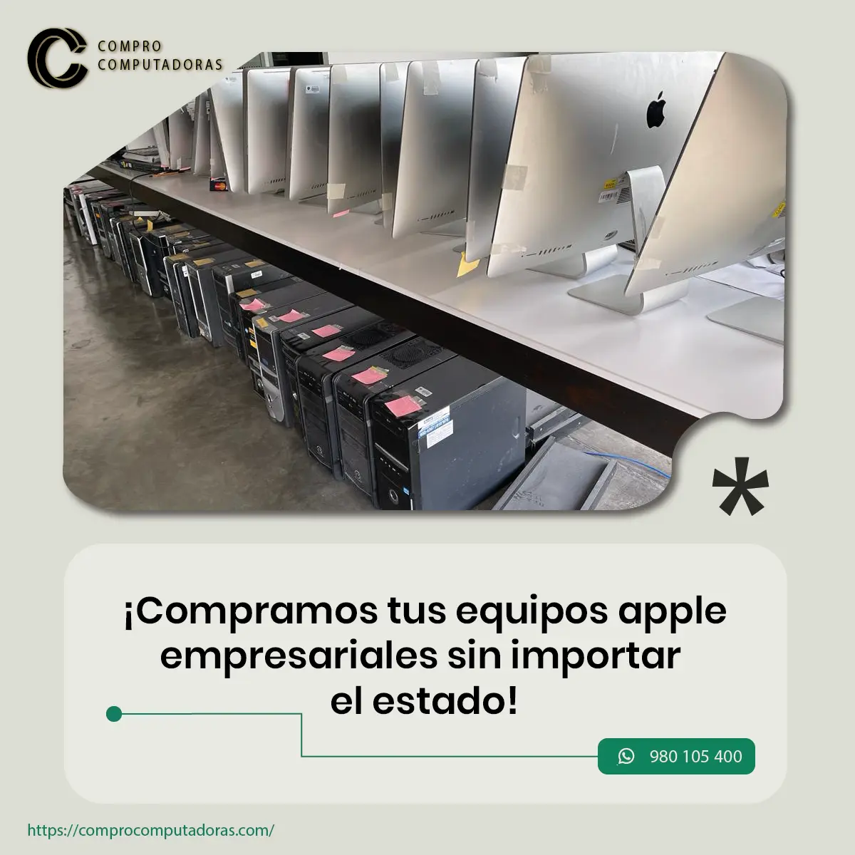 Compramos Computadoras Empresariales en Desuso