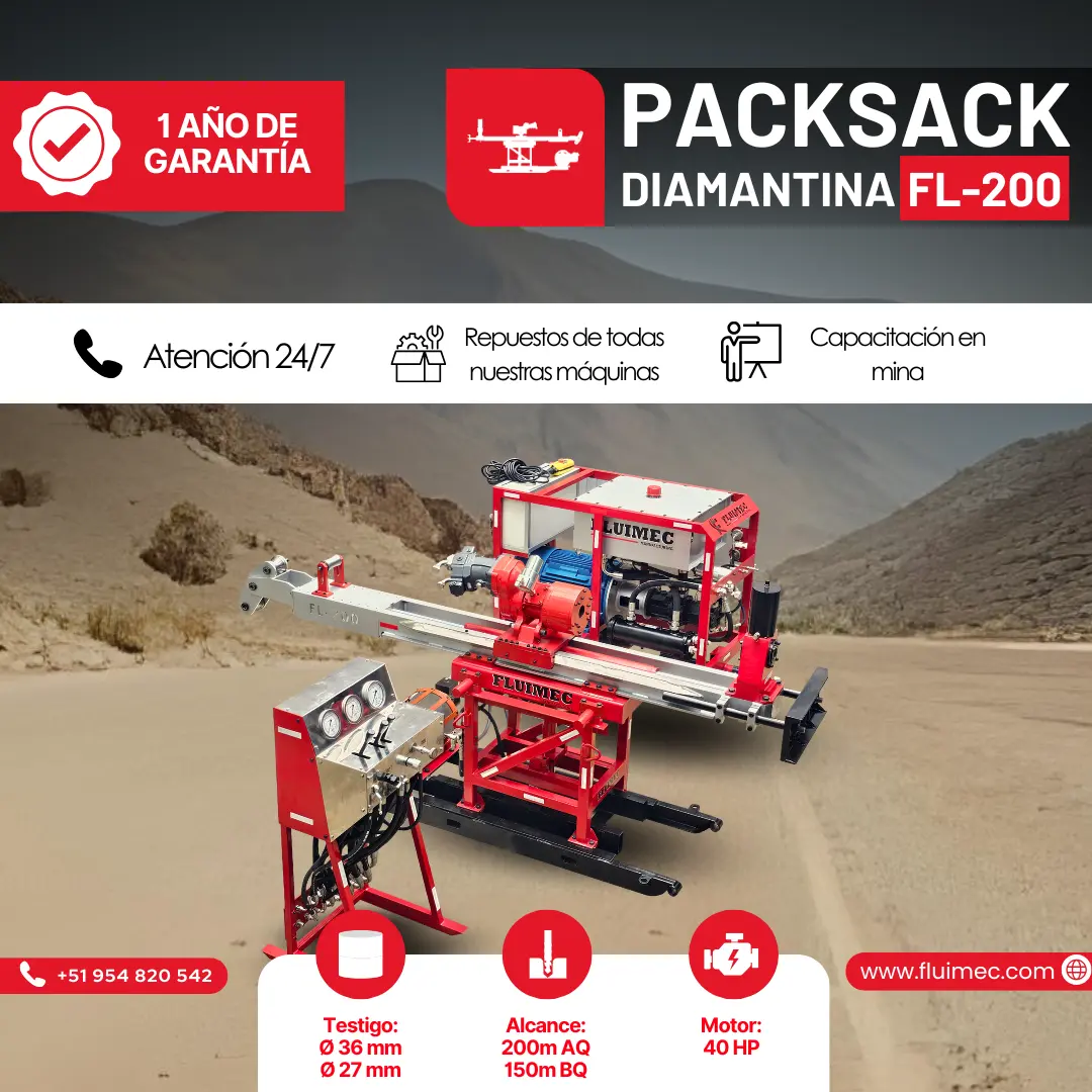 PACKSACK DIAMANTINA FL-200 trabajos en superficie 