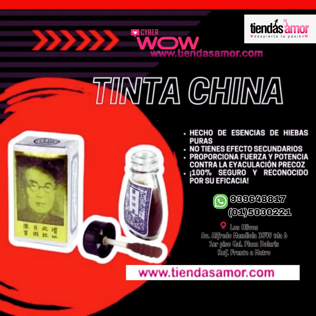 TINTA CHINA excelente retardante para durar más