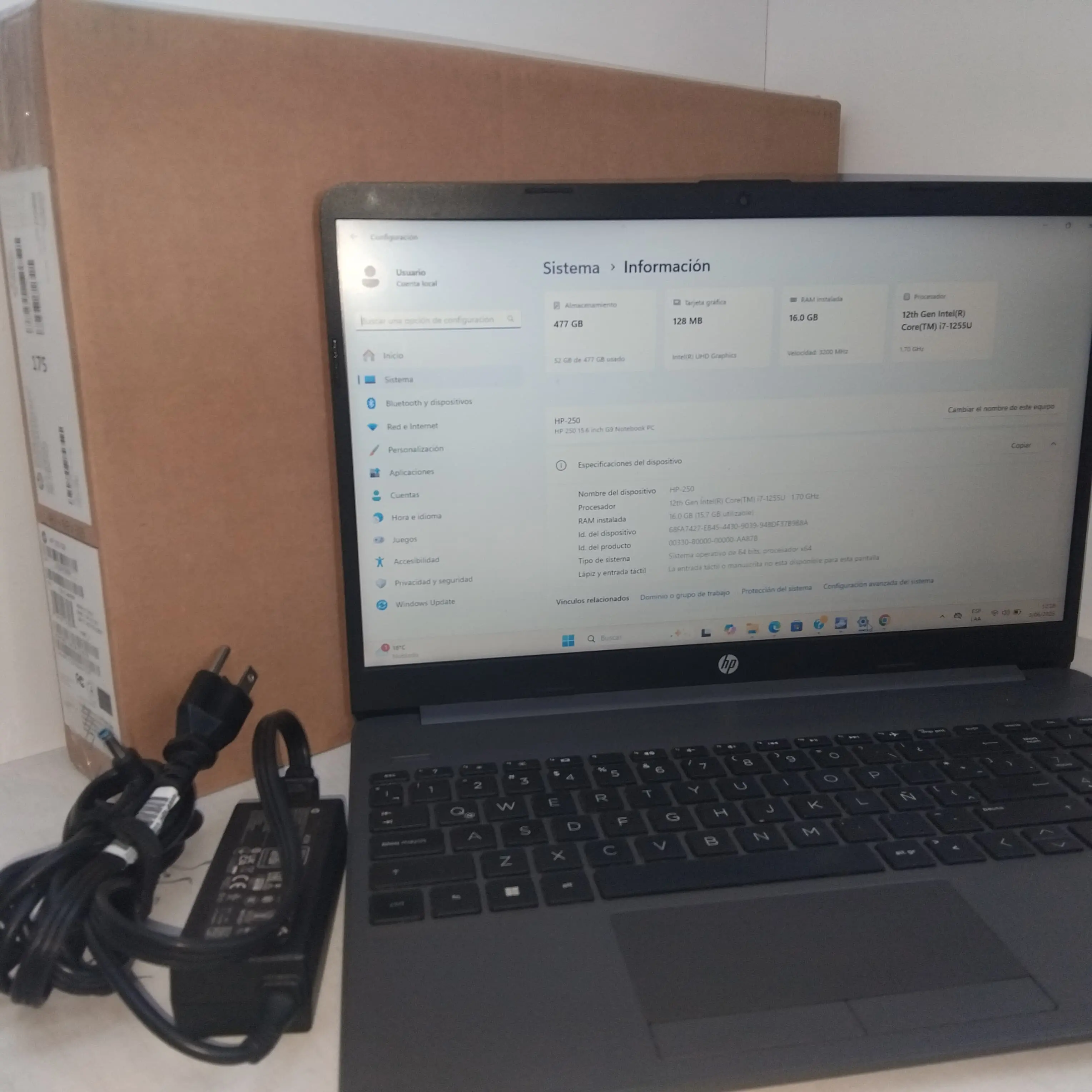 Oferta S 1900.00 LAPTOP HP 250 Procesador I7-12700H 12va G