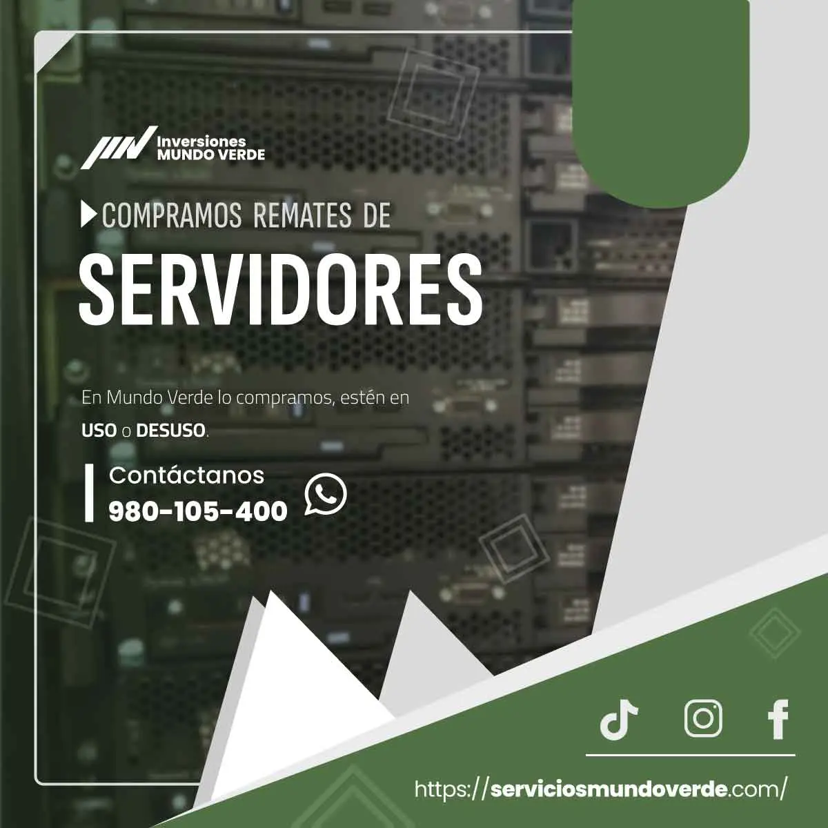 TIENES SERVIDORES ANTIGUOS LO COMPRAMOS 