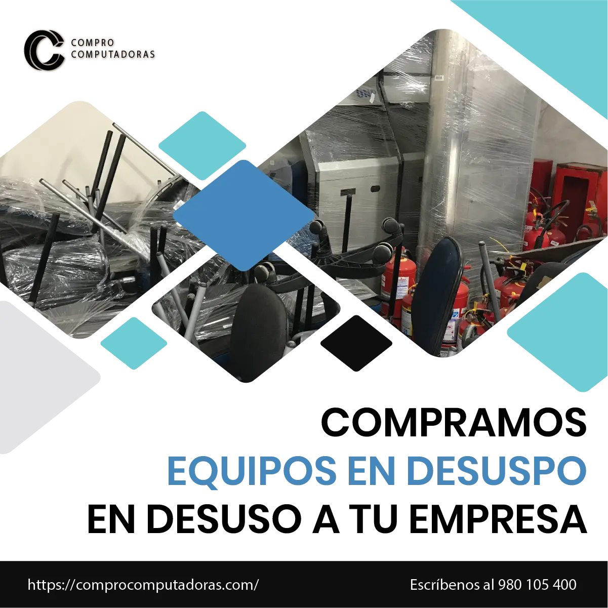 Renovaste equipos y los antiguos Te los compramos 