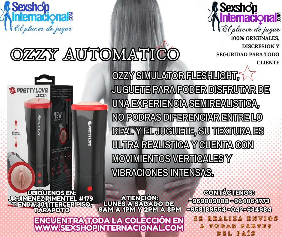 OZZY JUGUETE AUTOMATICO QUE GRAMA TU MOMENTO DE ACCION Y LO 