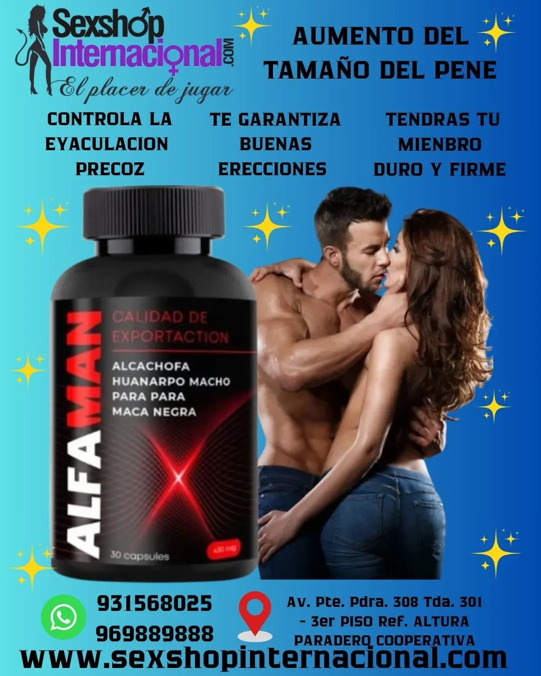  ALFAMAN ORIGINAL SEXO POR MAS TIEMPO 