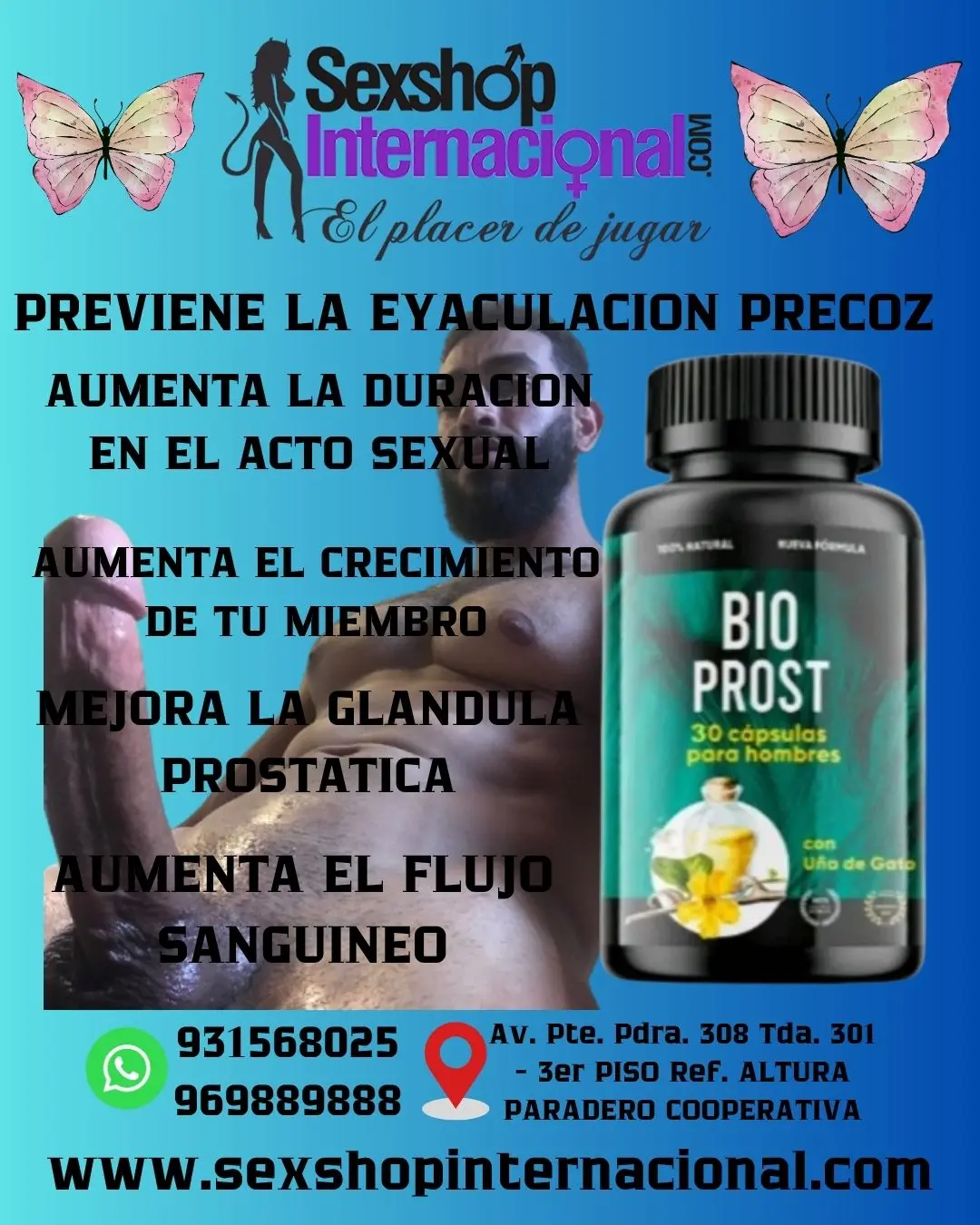 BIO PROST 30 PASTILLAS ESTIMULANTE Y VIGORIZANTE 