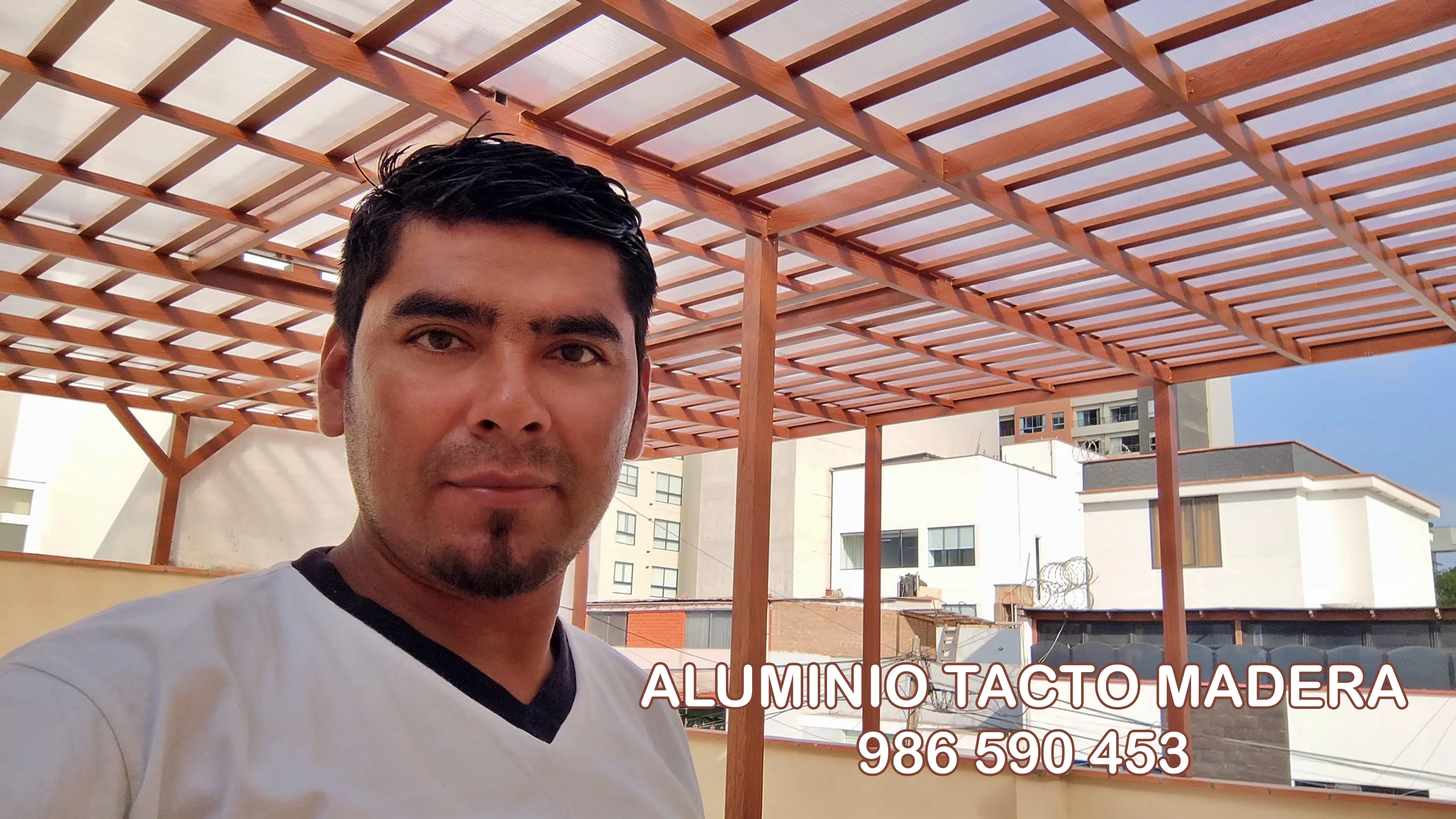 TECHOS DE SOL Y SOMBRA CON ALUMINIO Y POLICARBONATO