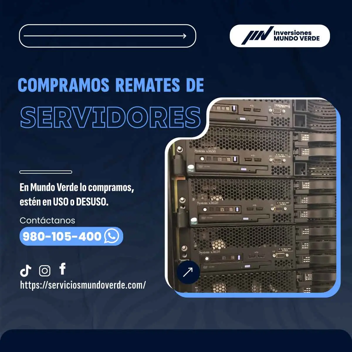 TIENES SERVIDORES ANTIGUOS LO COMPRAMOS 