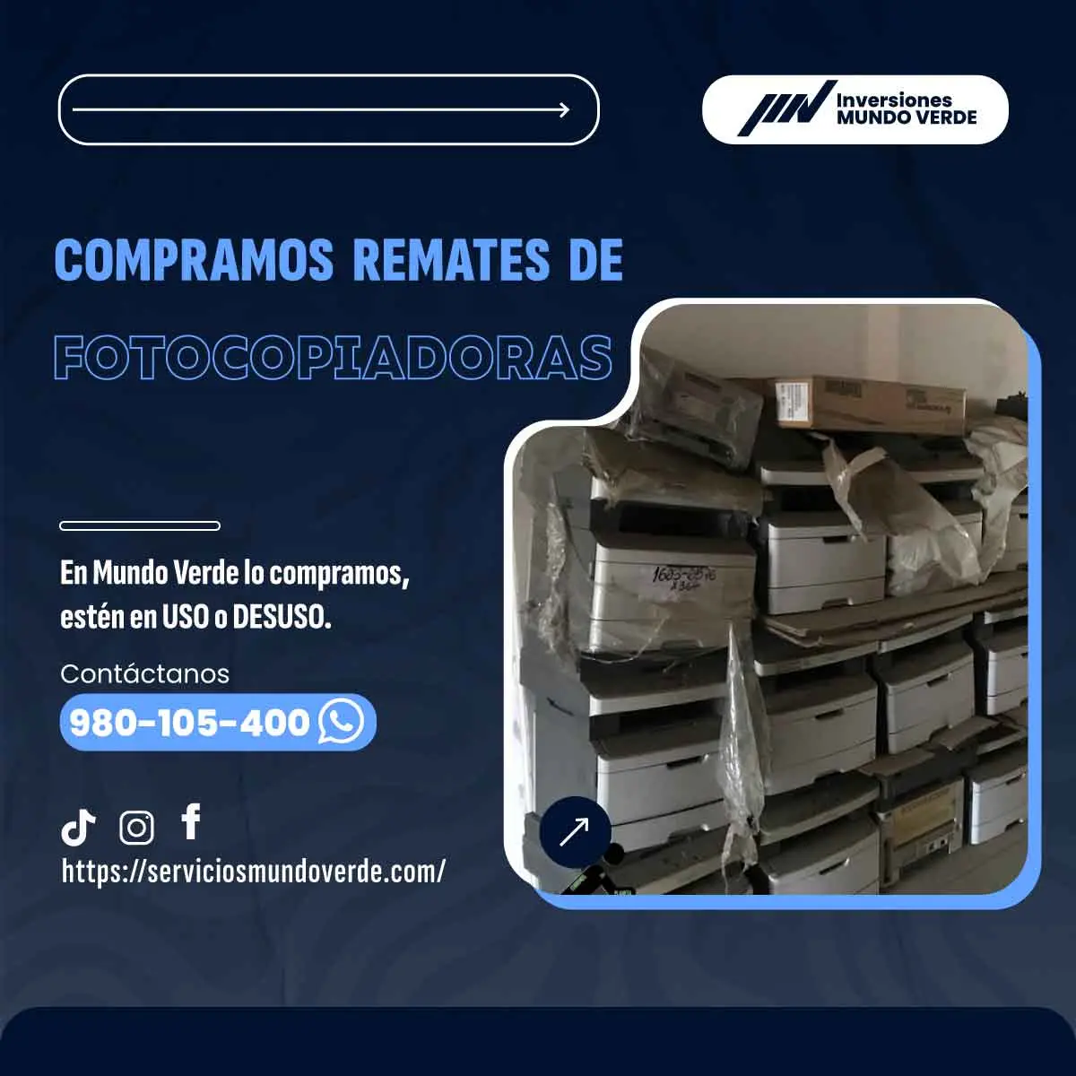 TIENES FOTOCOPIADORAS LO COMPRAMOS 