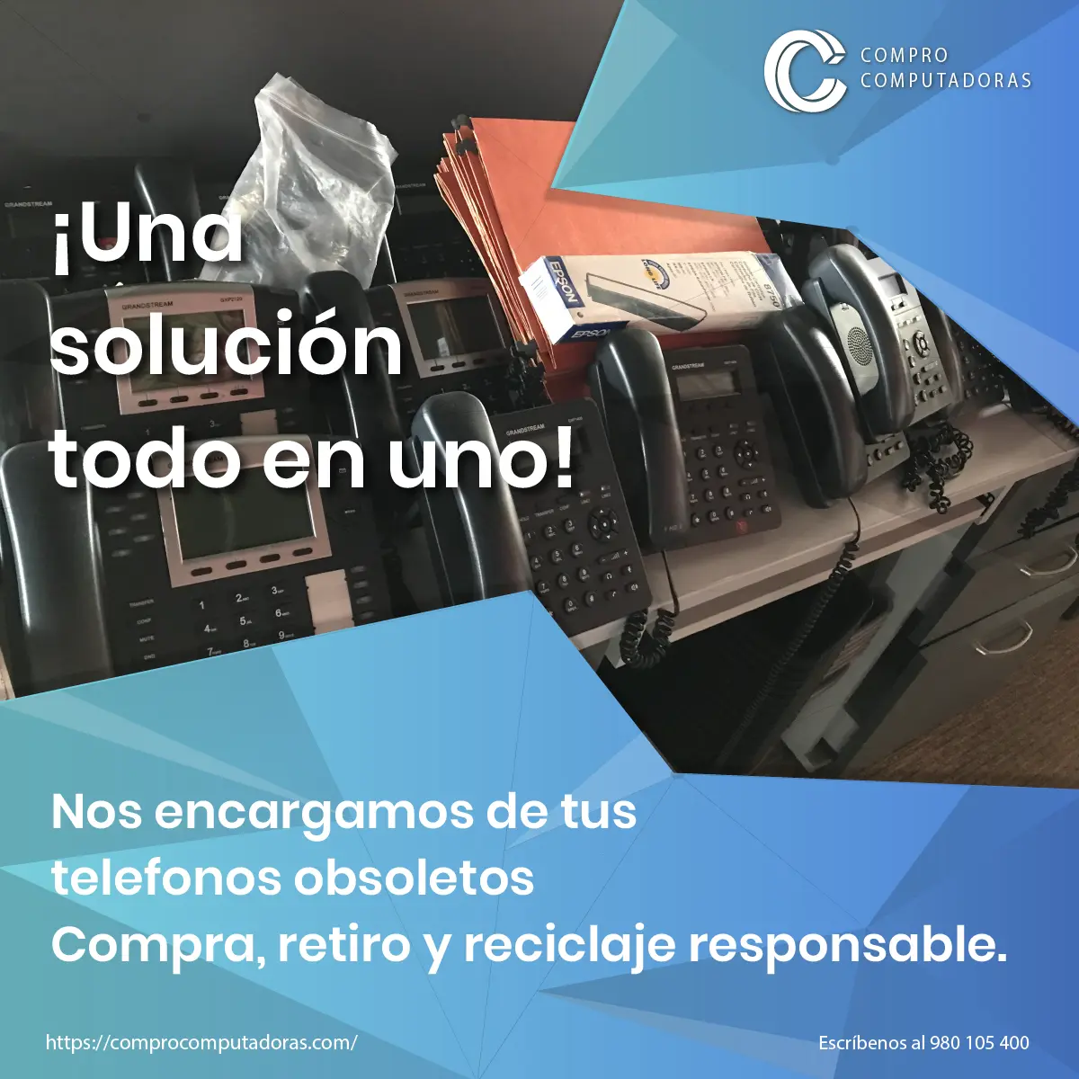  Tu computadora dejó de funcionar Nosotros la compramos
