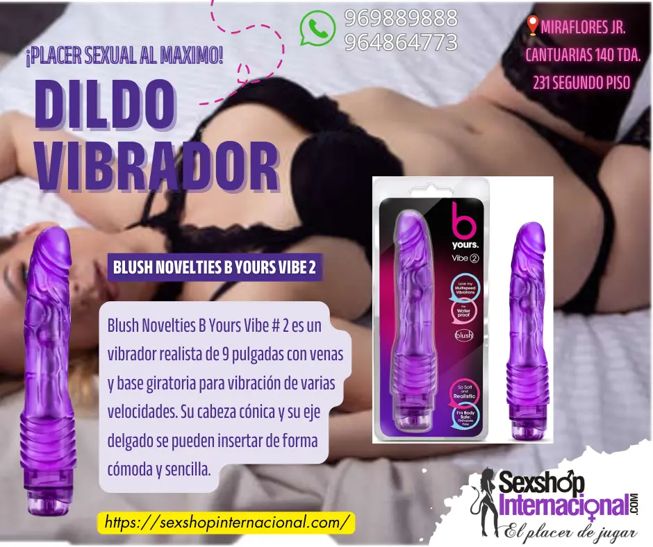 VIBRADOR B YOURS - PERFECTO PARA SATISFACER TUS DESEOS -LIMA