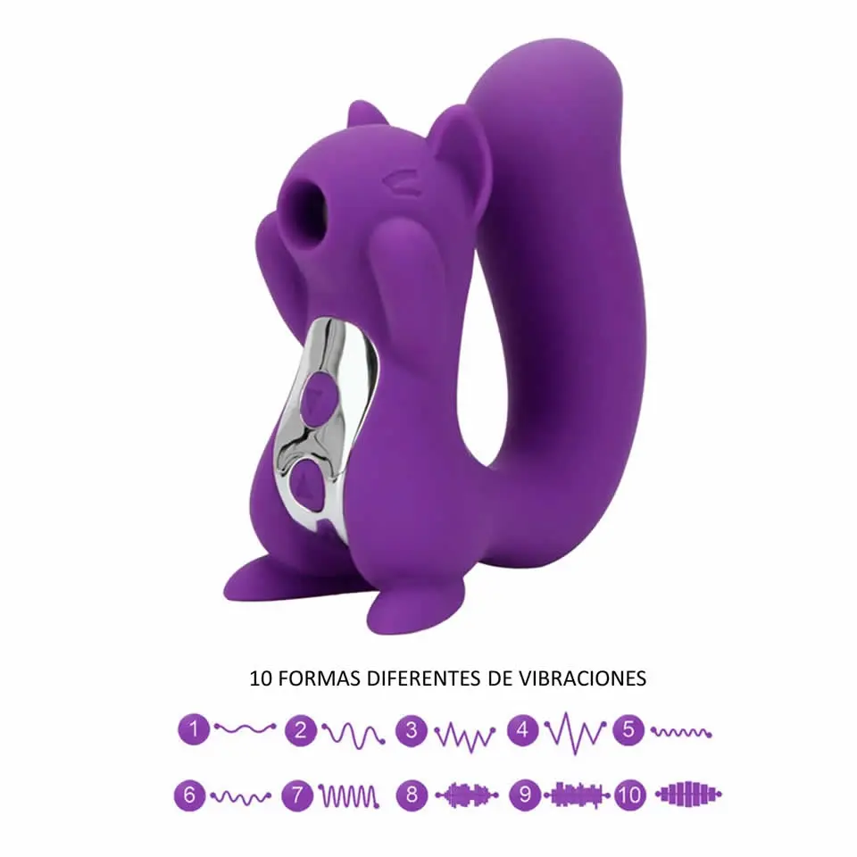 VIBRADOR - SUCCIONADOR ARDILLA EN SEXSHOP OFERTAS