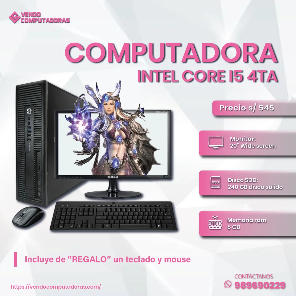  Potencia y ahorro Computadoras listas para trabajar des