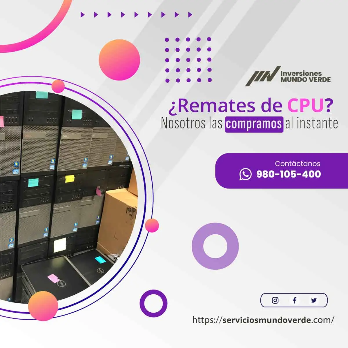 Dale una segunda vida a tus equipos electrónicos