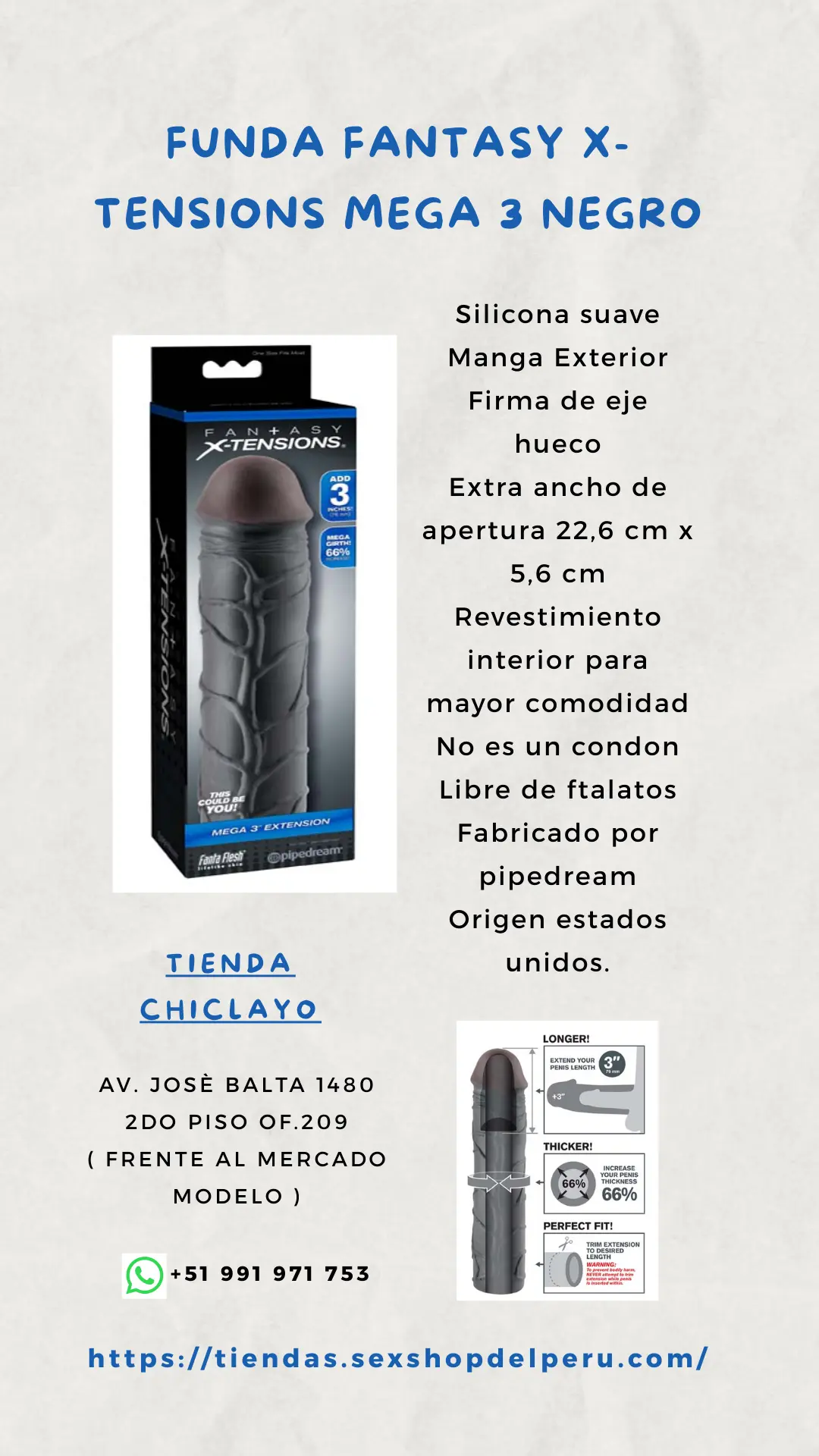  FUNDA FANTASY X-TENSIONS MEGA 3 NEGRO