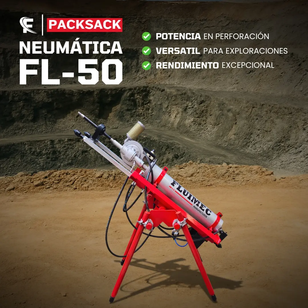 PACKSACK HIDRÁULICA FL50 equipo para industria minera 