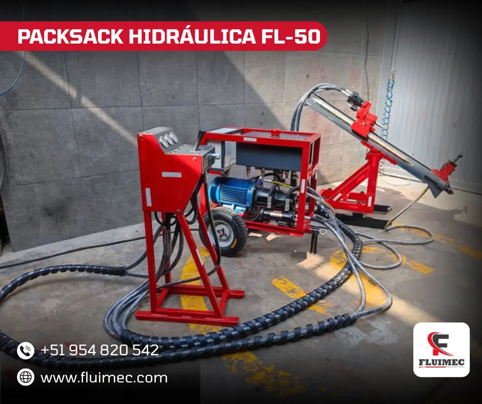 PACKSACK HIDRÁULICA FL50 equipo para industria minera 