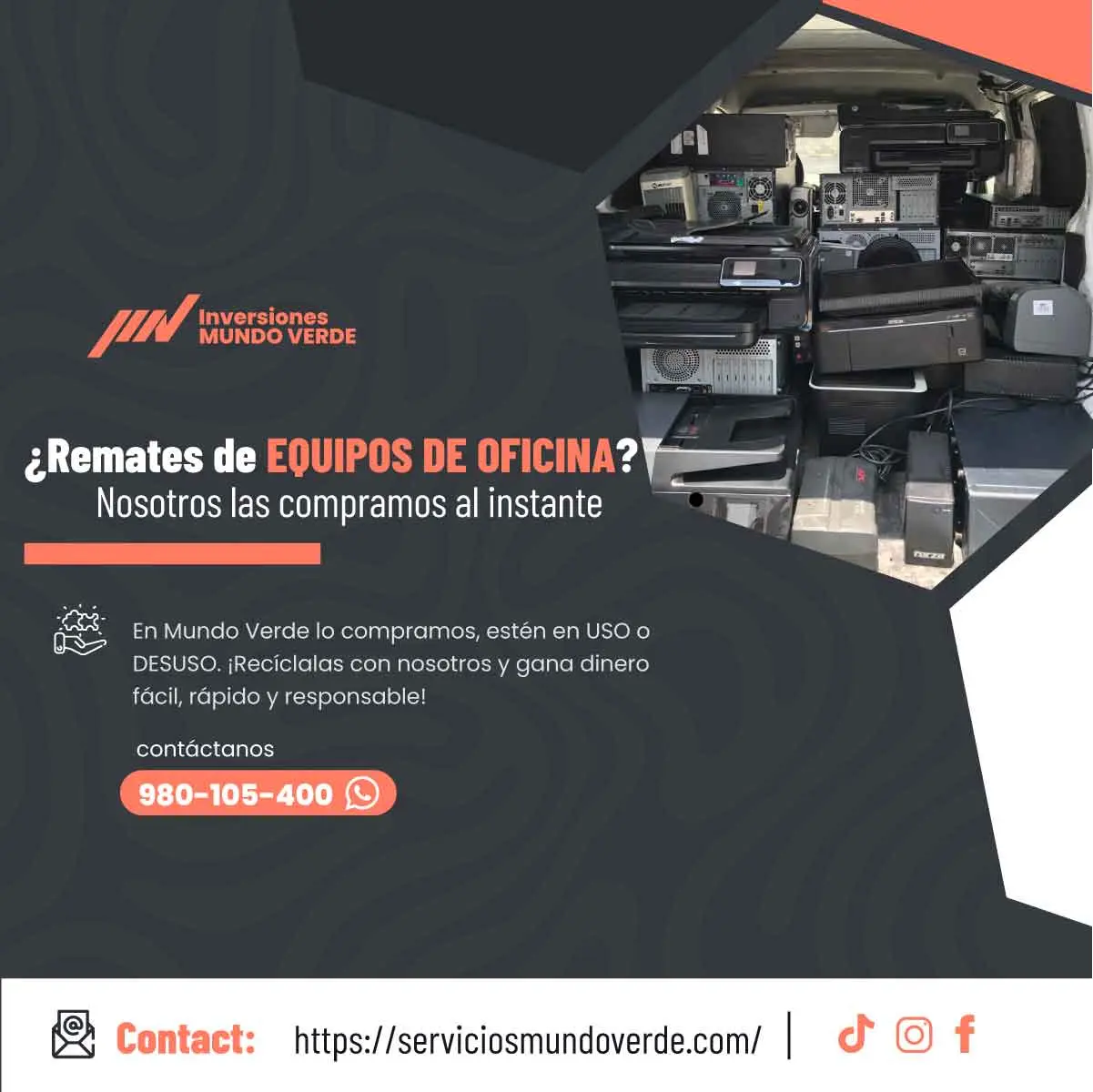 Transforma tus desechos electrónicos en una solución ecológi